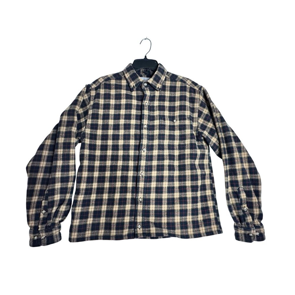 Carhartt L/S Plaid Button Down Flannel Shirt Mens Large